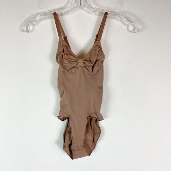 Skims NWOT Seamless Sculpt Brief Bodysuit Tan Size S (379) - Picture 2 of 4